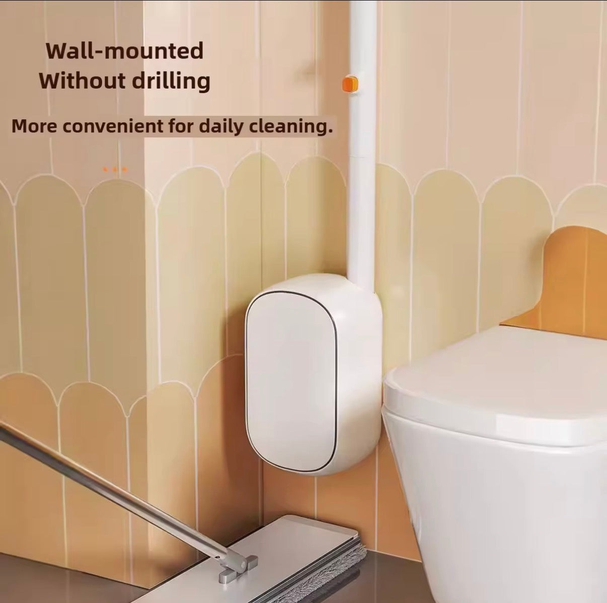 Disposable toilet brush +12 cotton