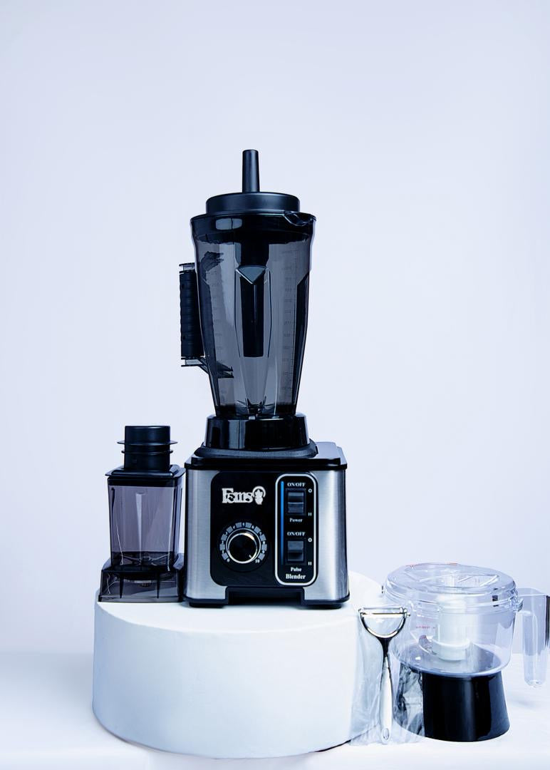 Heavy-Duty Home Blender – Powerful Multi-Purpose 3-in-1 Grinder, Food Processor & Smoothie Maker
