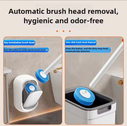 Disposable toilet brush +12 cotton