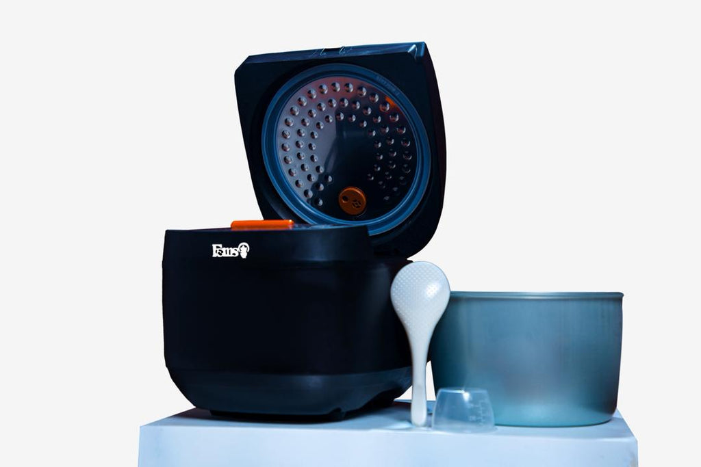 FEMS Electric Rice Cooker – 2L Non-Stick Pot, Multi-Functional Automatic Rice Maker with Measuring Cup & Spoon